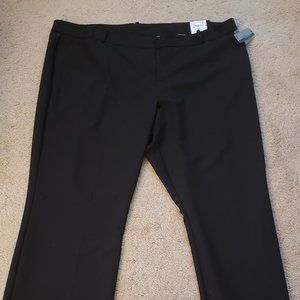 Size 24W Black Worthington Woman Dress Pants  NWT